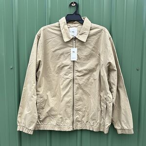 Men’s Zip Front Coaches Jacket Coat Size 2XL